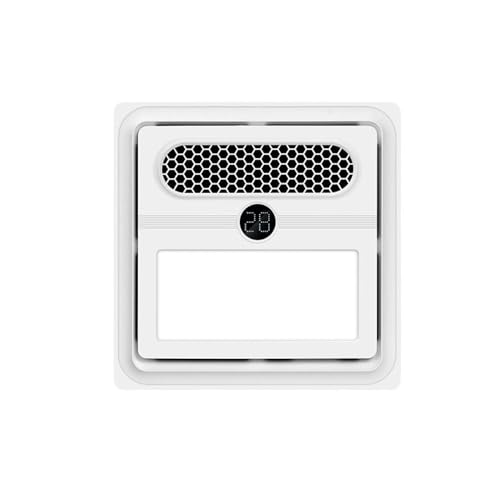 Ventilador de extracción de techo integrado Home con ventilación, iluminación y calefacción para baño 30x30cm miniatura 1