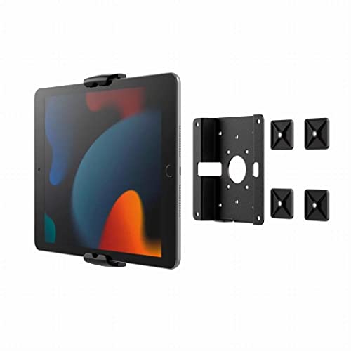 Universal iPad/Tablet Holder Glass Mount Black