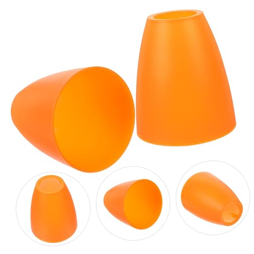 Image of ORFOFE 2Pcs Small Lampshade with Opening for Desk and Wall Lamps Retro Style Lamp Cover for Indoor Lighting Replacement Lamp Shades for Ceiling and Chandelier