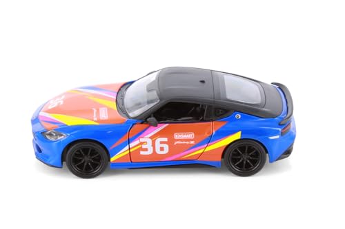 Modelo a escala 1:36 Nissan Fairlady Z KiNSMART Azul miniatura 3