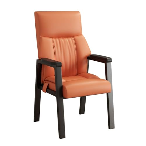 Sillones de cuero con respaldo alto para oficina, conferencias y vestíbulos, sillas duraderas para sala de espera, solución de asiento de reunión resistente