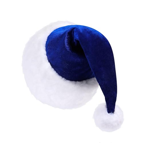 YILEEGOO Weihnachtsmütze für Erwachsene, luxuriöse, glitzernde...