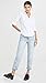 Frank & Eileen Women's Barry Denim Button Down Shirt, White Denim, S