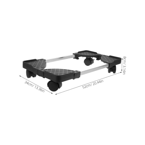 Soporte móvil para torre de CPU ARTIBETTER, con ruedas, ajustable (40-52 cm), para escritorio y oficina en casa miniatura 2