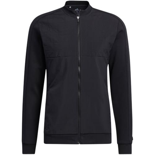 adidas Men's Primegreen Go-to Padded Full Zip Jacket, Black