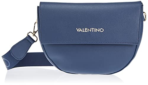 Valentino Bags Bigs, Satchel para Mujer, Azul Marino, Einheitsgröße