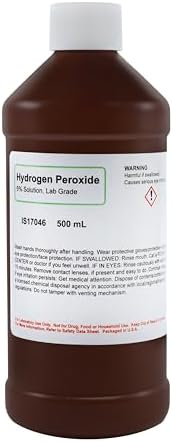 Hydrogen Peroxide 6% Solution, 500mL - Laboratory Grade - The Curated Chemical Collection