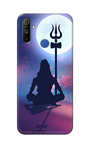 Image of Printed Hard Back Cover Case for Realme Narzo 10A | Realme Narzo 20A Back Cover (Lord Shiva) -1302