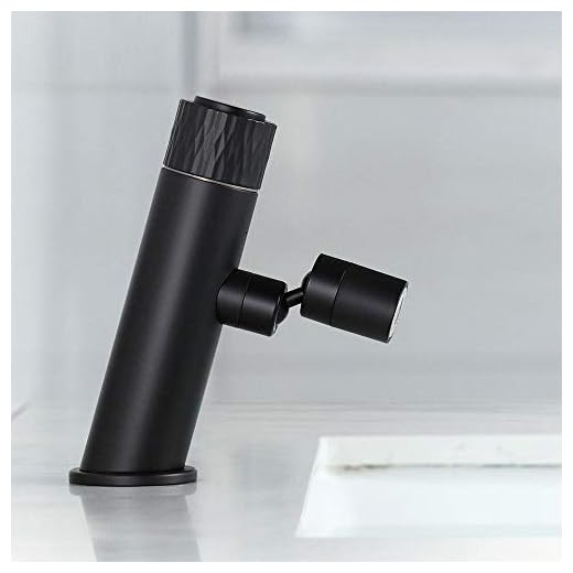 Badrums kran Basinkranar Matte Black Push Button Design Flexibelt Tillgänglig Badrum Tvättfågel Kranar Fartyg Sink Mixer Tap Däck Monterad-Svart Bassäng (Color : Black)