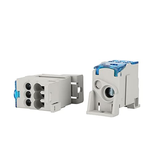 Caja de conexiones UKK125A con conector universal y 6 salidas para carril DIN 5