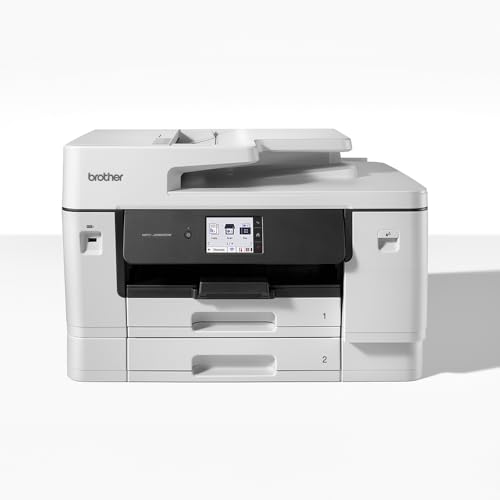 Brother MFC-J6960DW Wireless Colour Inkjet Printer A3 and A4 4-in-1 (Print/Copy/Scan/fax) Wi-Fi/USB/NFC 2 x 250 sheets 8.8cm touchscreen UK Plug