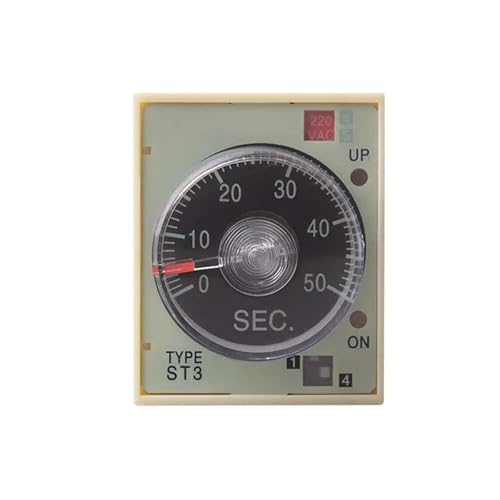 Relé temporizador ST3PA para evitar sobrecargas en motores con retardo de encendido CA 220V 1