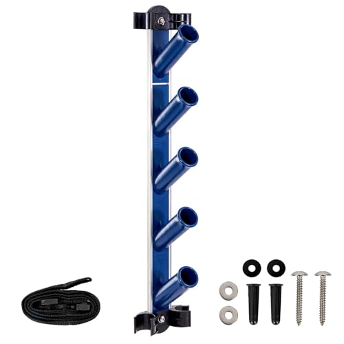 POOLAZA Pool Equipment Storage Rack - Pool Tool Organizer Holds Cleaning Accessories Skimmer Nets Brushes Vacuum Heads Vacuum Hoses Pool Tool Holder Hot Tub Spa & Pool Supply Storage
