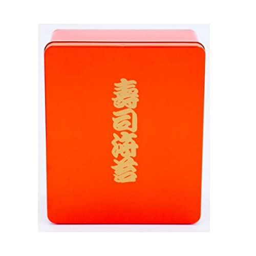 JapanBargain 1633, Sushi Nori Kan Japanese Seaweed Container for Sushi Chef Japanese Restaurant Full Size, Red Color, Made in Japan