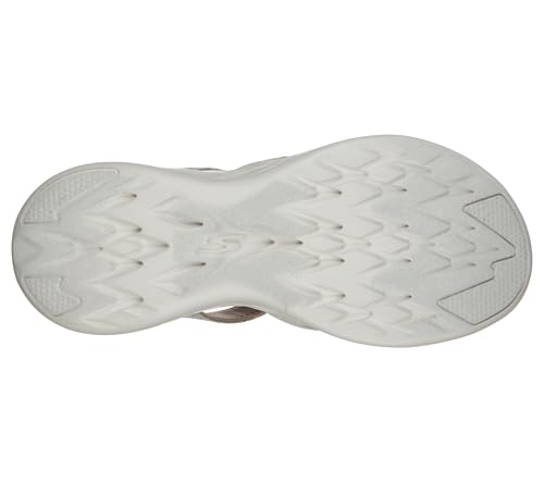 Skechers Women's On-The-Go 600-140004 Sandal, Taupe, 9 Medium US