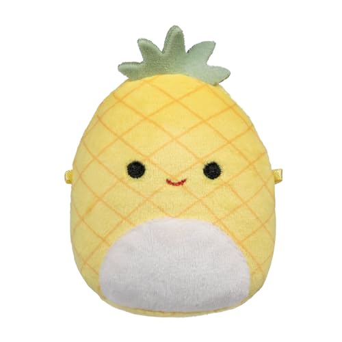 Squishmallows Micromallows Original Plush 4-Pack - Trudy Ladybug, Caedyn Cow, Maui Pineapple And Minya Mushroom - 5