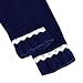Girls Boys Velvet 𝐏a𝐣ama Set Long Sleeve Solid Laple Button up Christmas Outfits 2 Piece Soft (Dark Blue, 3-4 Years)