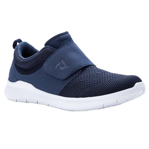 Image of Propet Mens Viator Strap Slip On Sneakers Shoes Casual - Black