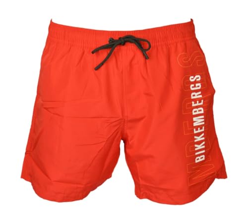Maillot de Bain Homme Bikkembergs avec Cordon et Trois Poches