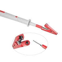 Cleqee Isolierte Krokodilklemmen Elektro 10 Stück Rot Schwarz – Ansicht 5