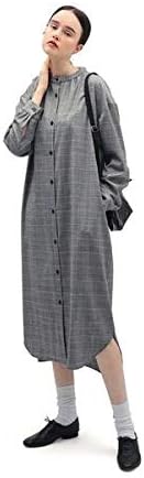 Amazon Co Jp ヒューマンウーマン Human Woman マイクログレンチェックワンピース ブラックch3 M 服 ファッション小物