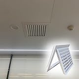 Griglia di Ventilazione Griglia Di Ventilazione In Alluminio Per Soffitto/parete, Sportello Di Accesso Alla Griglia Di Ventilazione, Copertura Della Griglia Di Ritorno Aria(30x45cm/11.8x17.7in)