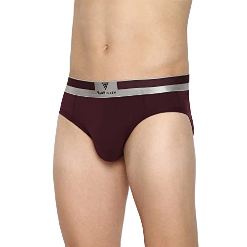 Van Heusen Men Briefs - Pima Cotton Stretch - Colour Fresh, Ultra Soft, Solid