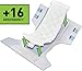 Adult Diaper Booster Pad Liner Insert with Adhesive for Men or Women (Large Size) - 16 Ounce Absorbent Day and Night Doubler (25 Count) by BrightCare