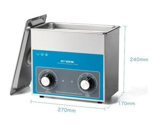 Stainless Steel 3 L Liter Industry Heated Ultrasonic Cleaner Heater w/Timer
