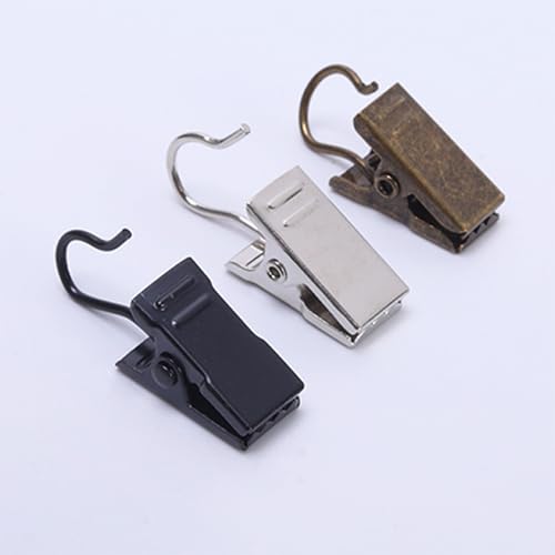 Junger Wolf 200x Dachlicht Mini Licht Clips für Dachrinnen Haken zum Aufhängen von String Lichtern im Freien (Bronze)