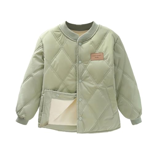 Valcatch Kids Boys Girls Winter Jacket Fleece Lined Down Warm Coats with Pockets Long Sleeve Fall Winter Quilted Outwear