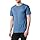Calvin Klein Uomo T-shirt Maniche Corte Textured Monologo Regular Fit, Blu (Blue Coast), L