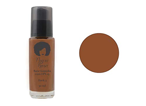 BASE LIQUIDA COM FPS 15 NEGRA ROSA - DARK 3