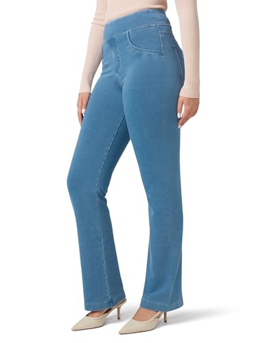 HUE Women's Super Soft Stretch High Rise Denim Leggings, No Side Seams3