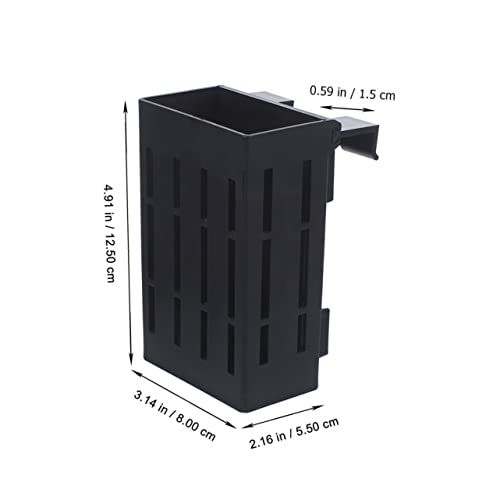 ORFOFE Hanging Aquarium Plant Holder 4-Pack Plastic Aquatic Plant Baskets with Multiple Holes for Root Water Flow 4.92X3.15X2.17 Inch Fish Tank Decoration - Image 3