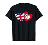 Photo Gallery uk tunisia heart flags british tunisino antenati bandiera maglietta Photo Gallery uk tunisia heart flags british tunisino antenati bandiera maglietta