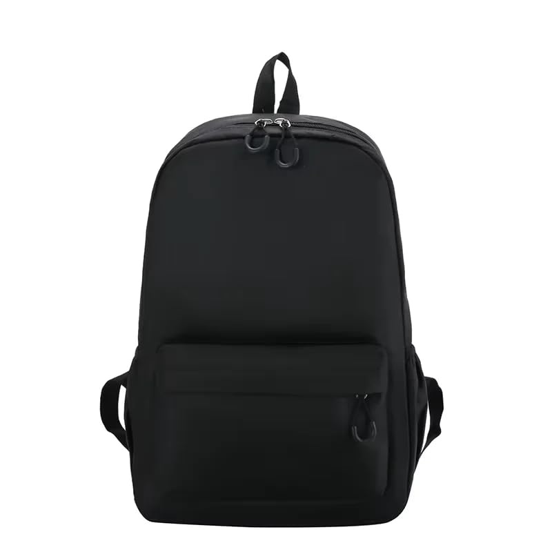 Mochila Escolar Lisa LukeSports Unissex Resistente Reforçada – 44cm – Impermeável e Confortável (Preto)