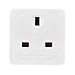 Produktbild Amazon Basics UK to Europe Travel Adaptor, White