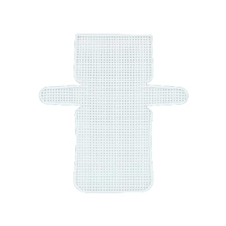 Tela Malha Chenille para Bolsa 53,5 x 50 cm Estrutura para Crochê, Costura Criativa e Artesanato, Branco, 1 Unidade