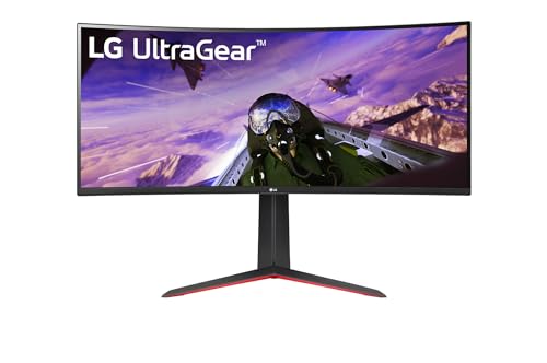 LG Ultragear™ 34GP63AP-B Ecran PC Gaming 34' - Dalle VA résolution QHD (3440x1440), 1ms GtG 160Hz, HDR 10, sRGB 99% (CIE1931), AMD FreeSync Premium, inclinable, HDMI 2.1 (2), Haut-parleurs intégrés