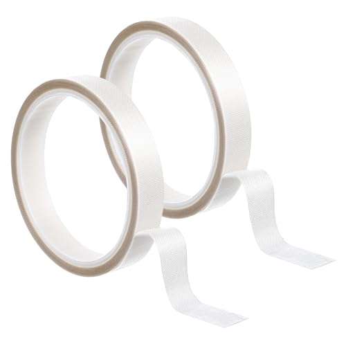 Image of 2 Rolls Drawer Slide Tape Low Friction Tape Abrasion Resistant Glide Tape Self Adhesive Tapes Drag Noise Squeak Reduction Silky Surface Protection Tapes for Wooden Drawer Furniture Curtain Cabinet