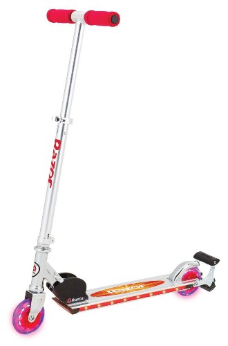 Razor A Light Up Wheels Scooter - Red