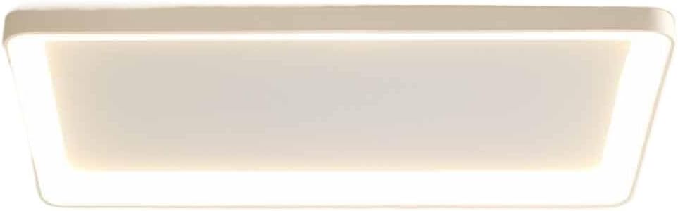 Ultra -thin Design Ceiling Lamp Minimalist Rectangle LED Flush Mount Ceiling Light Personality Saving Ceiling Lamp 3000k-6000k Dimmable Side Emitting Ceiling Lighting Fixture for Living Room