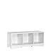 RiverRidge 02-023 Bench with 3 Cubbies for Kids, White