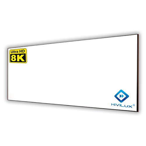 Ultra Thin RahmenLeinwand Kinofolie Weiss Tuch: HiViWhite Cinema 1,0 Gain 1,0 8K/4K/3D (21:9 Bild:241x102cm 103")