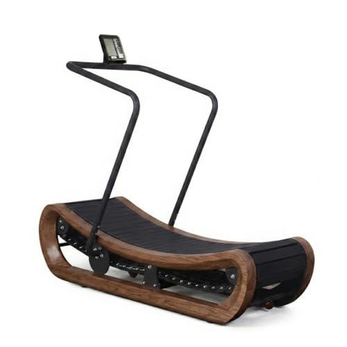 Image of Curved Treadmill - Self-Propelled Running Machine for Home Workouts - Exercise Walking Pad - Low-Impact & Energy-Efficient - Fitness Equipment for Sprinting, Jogging, or Walking