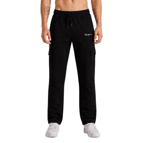 Men's Solid Cotton Poly Regular Fit Track Pants | Casual Athleisure Sportswear for Training & Jogging | Soft Stretch Fabric | Elastic Drawstring Waist
