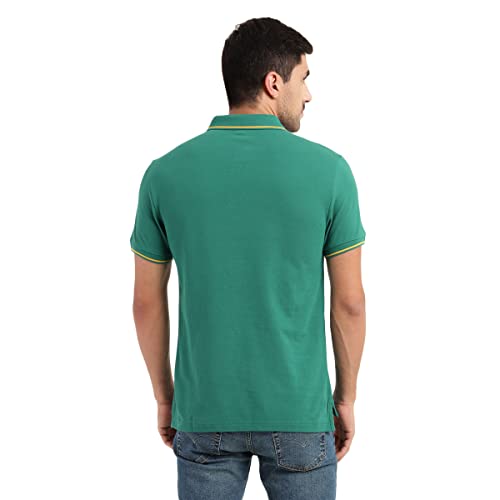 Image of Levi's Men's Regular Fit Solid Polo T-Shirt