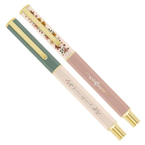 Stylo à bille rechargeable 1,0 mm Heartfelt Collection pointe moyenne lot de 2