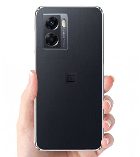 Image of COVERBLACK Rubber Silicone Back Cover for OnePlus Nord N20 SE - Transparent